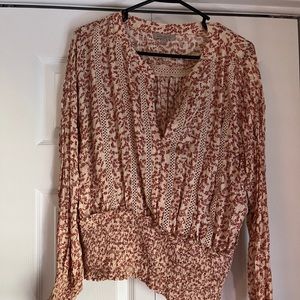 Wonderly smocked top